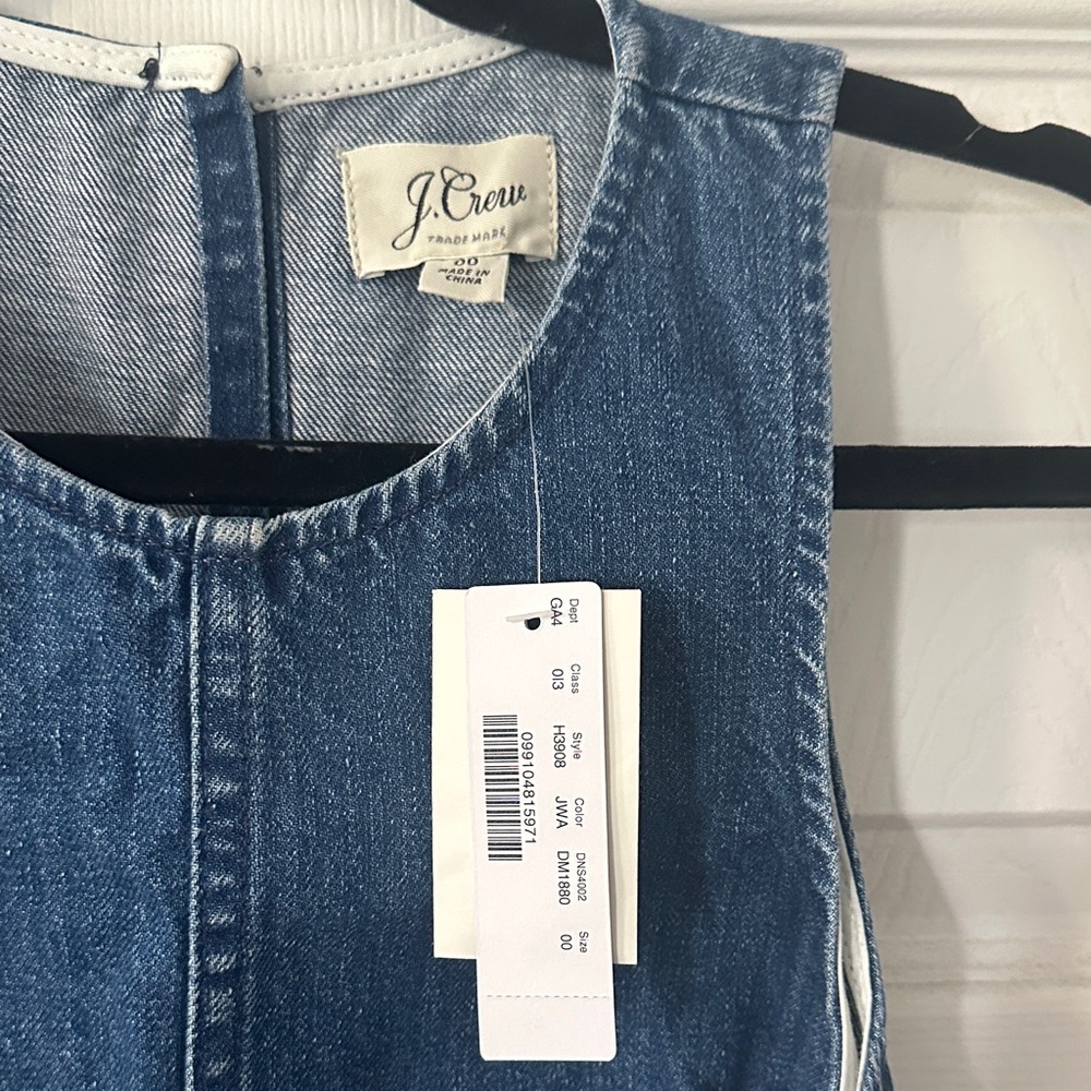 J. Crew Blue Denim Midi Dress - Picture 2 of 2